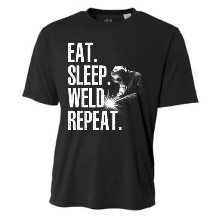 Cool Welding Design For Men Women Welder Welding Weld Lover Cooling Performance Crew T-Shirt