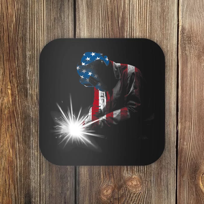 Cool Welder Design For Men Women Welding Weld Metal Welder Coaster