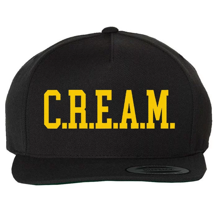 C.R.E.A.M. Wu Design Wool Snapback Cap