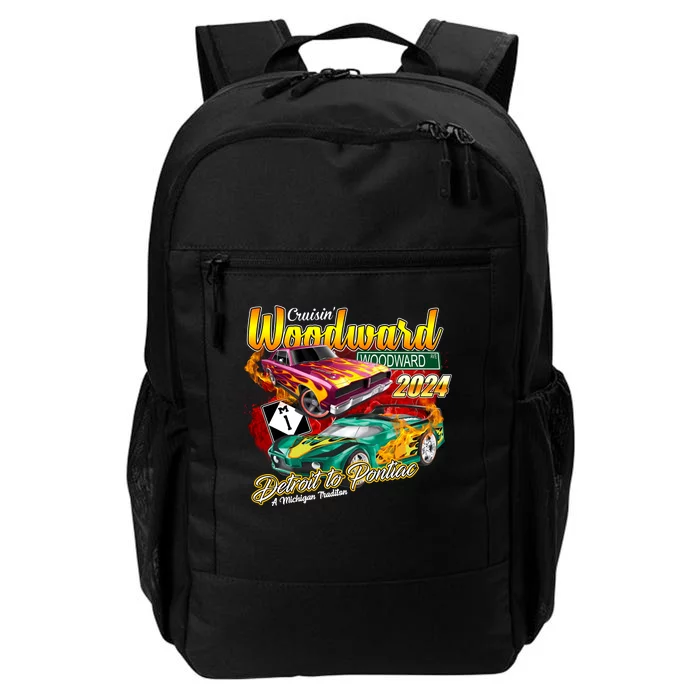 Cruisin Woodward Detroit To Pontiac A Michigan Tradition 2024 Daily Commute Backpack