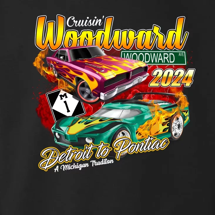 Cruisin Woodward Detroit To Pontiac A Michigan Tradition 2024 Toddler Hoodie