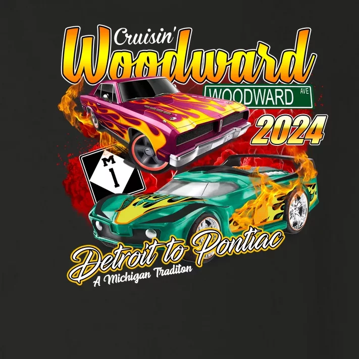 Cruisin Woodward Detroit To Pontiac A Michigan Tradition 2024 Toddler Long Sleeve Shirt