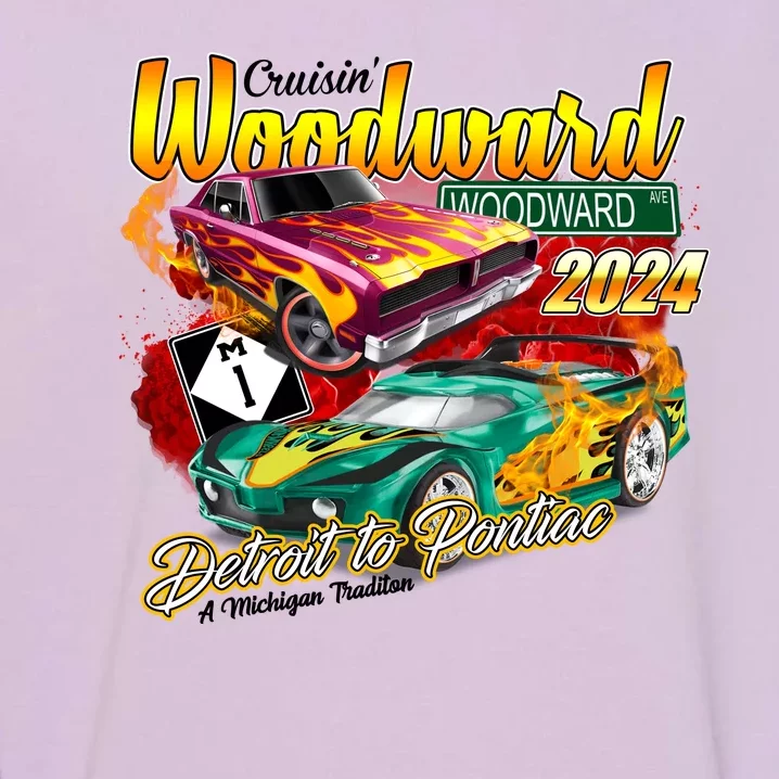 Cruisin Woodward Detroit To Pontiac A Michigan Tradition 2024 Garment-Dyed Sweatshirt