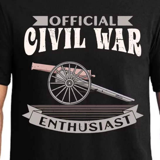 Civil War Enthusiast American Lover US Reenactor Pajama Set