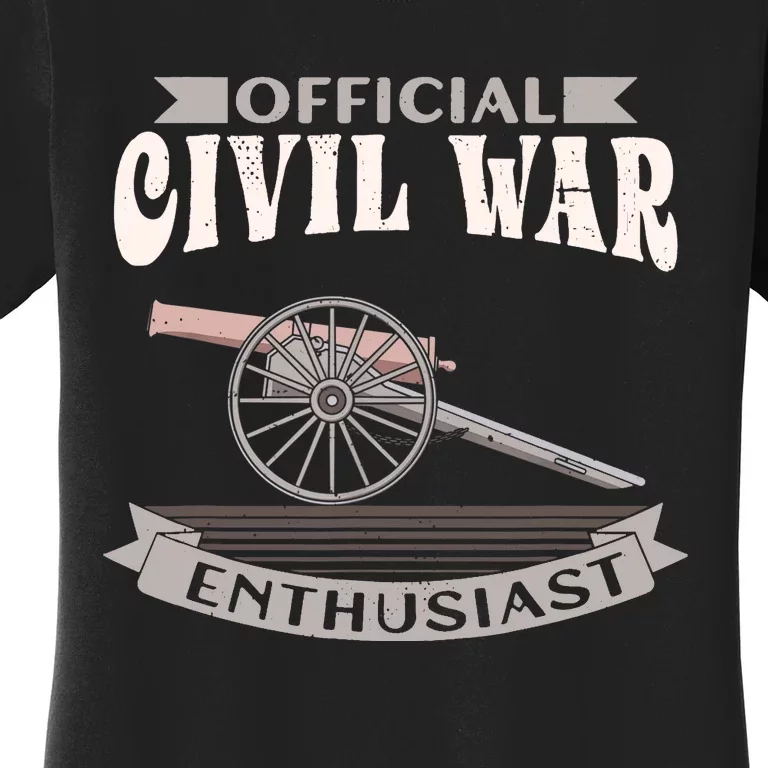 Civil War Enthusiast American Lover US Reenactor Women's T-Shirt