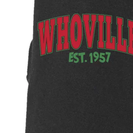 Christmas Whoville Est 1957 Funny Christmas Sweater Cute Christmas Doggie 3-End Fleece Hoodie