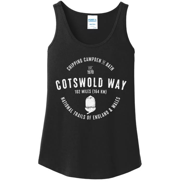 Cotswold Way England Wales Hikes Ladies Essential Tank