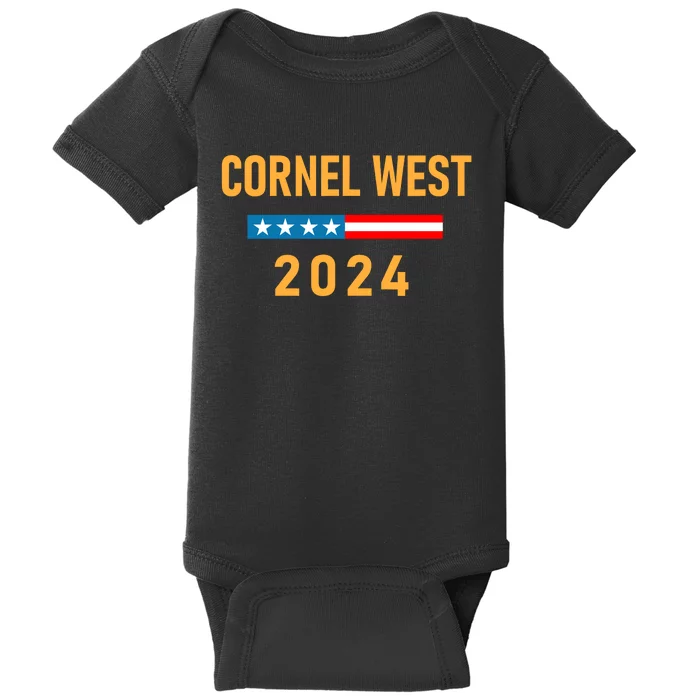 Cornel West For President Cornel West 2024 Baby Bodysuit