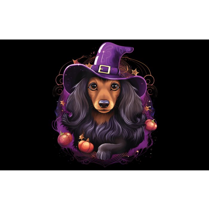 Cute Witch Funny Dachshund Halloween Costume Dog Lover Bumper Sticker