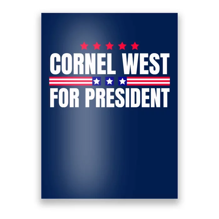 Cornel West For President 2024 Cornel West 2024 Poster Teeshirtpalace 3967