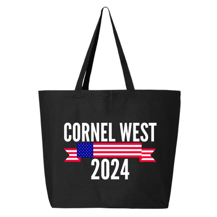 Cornel West For President 2024 Cornel West 2024 25L Jumbo Tote