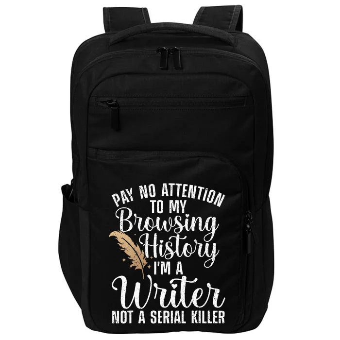 Cool Writer For Author Journalist Writing Poetry Impact Tech Backpack