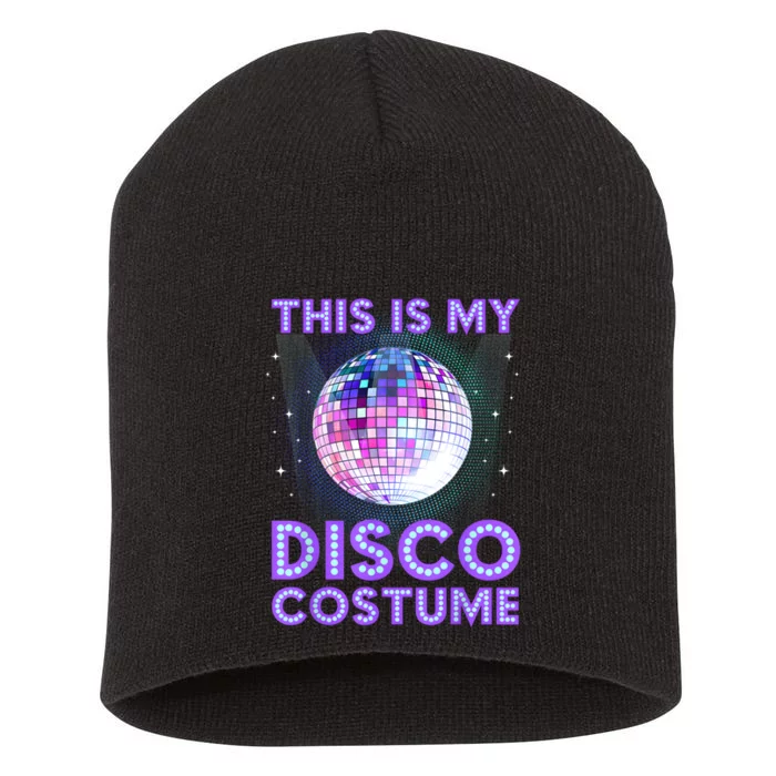 Disco Costume Art 70s 80s Party Disco Lover Short Acrylic Beanie