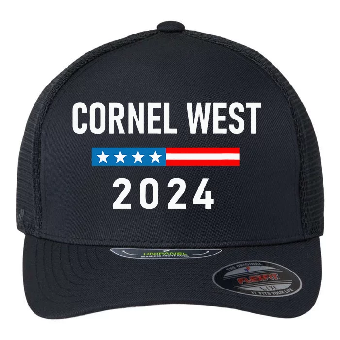 Cornel West For President Cornel West 2024 Flexfit Unipanel Trucker Cap