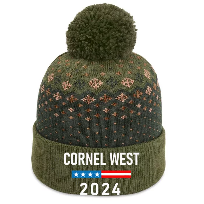 Cornel West For President Cornel West 2024 The Baniff Cuffed Pom Beanie