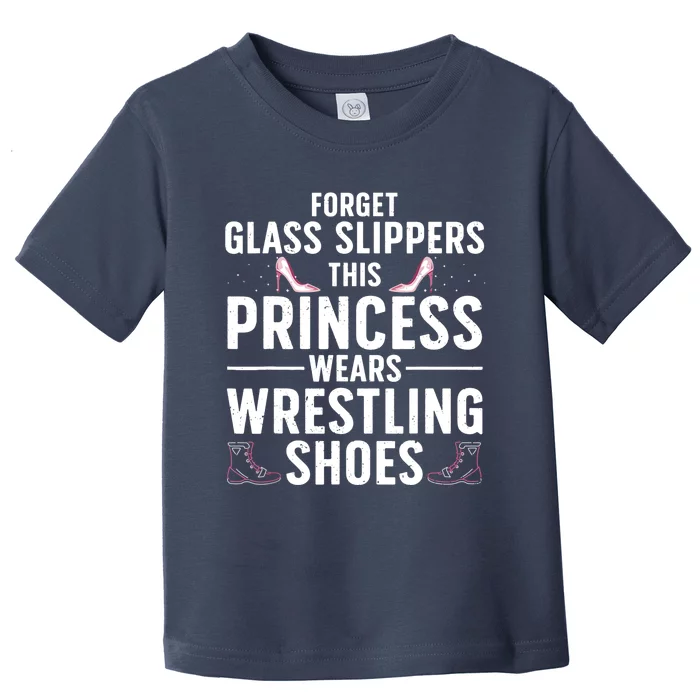 Cool Wrestling For Wo Girl Wrestler Princess Sports Toddler T-Shirt