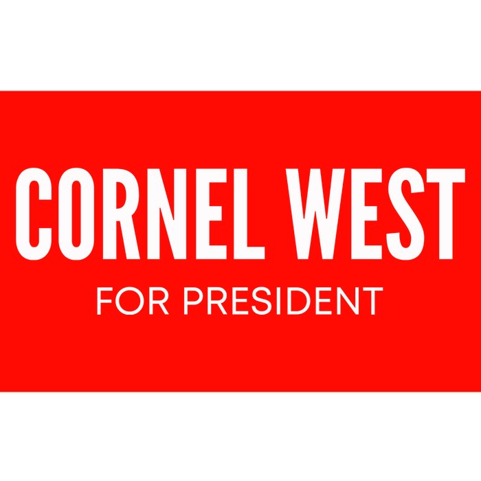 Cornel West For President 2024 Cornel West 2024 Bumper Sticker