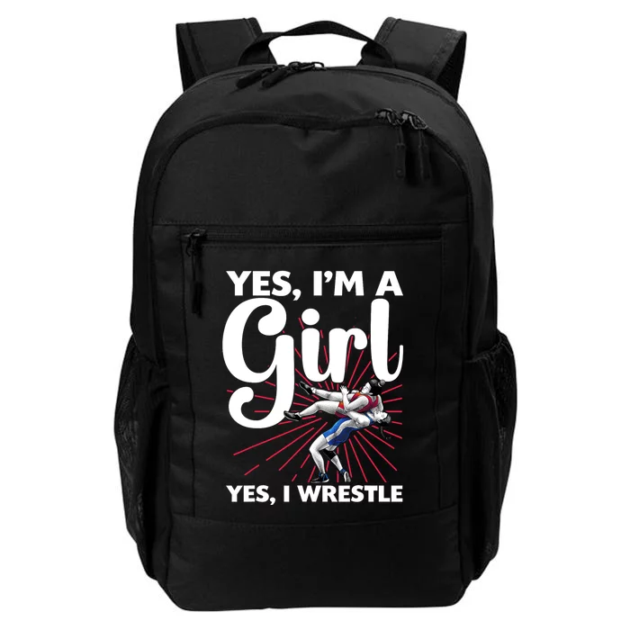 Cool Wrestling For Girls Women Kids Wrestler Athletes Coach Daily Commute Backpack