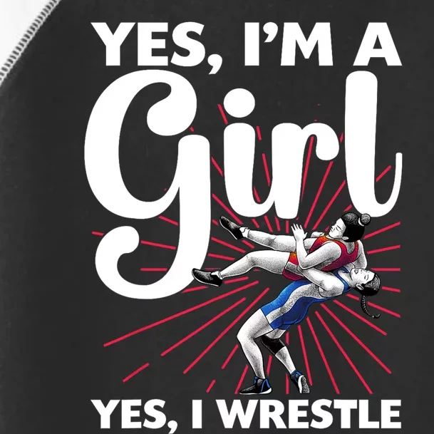 Cool Wrestling For Girls Women Kids Wrestler Athletes Coach Toddler Fine Jersey T-Shirt