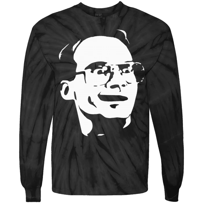 Cornette Wrestling Face Meme Tie-Dye Long Sleeve Shirt