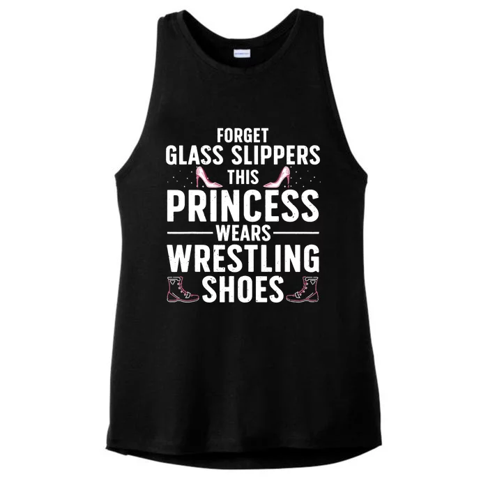 Cool Wrestling For Women Wrestler Princess Sports Ladies Tri-Blend Wicking Tank