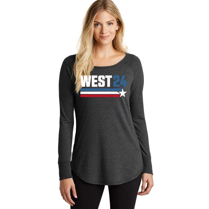 Cornel West For President Cornel West 2024 Women's Perfect Tri Tunic Long Sleeve Shirt