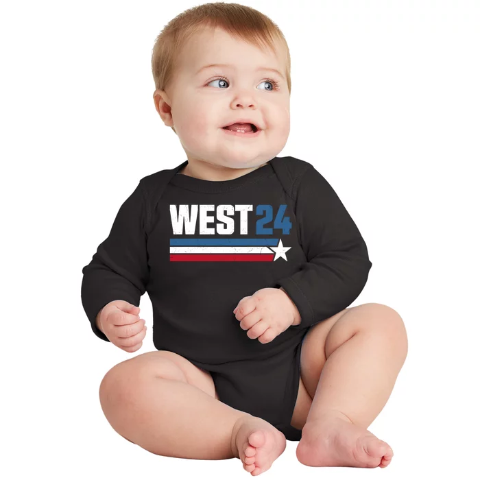 Cornel West For President Cornel West 2024 Baby Long Sleeve Bodysuit