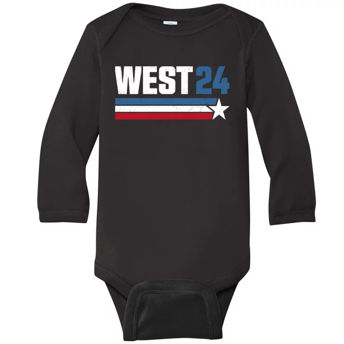 Cornel West For President Cornel West 2024 Baby Long Sleeve Bodysuit