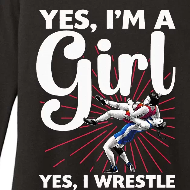 Cool Wrestling For Wrestler Athletes Coach Womens CVC Long Sleeve Shirt