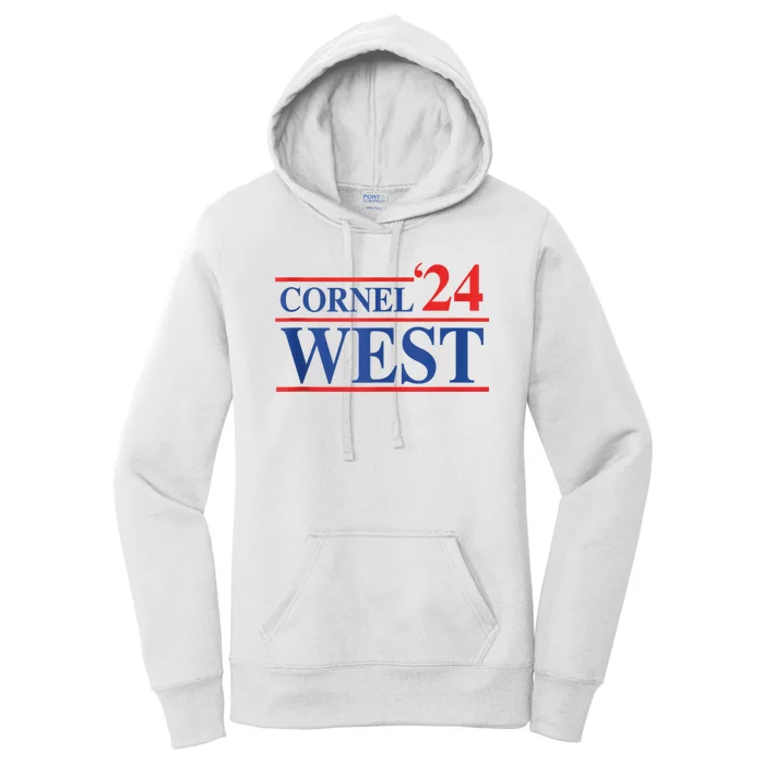 Cornel West For President Cornel West 2024 Women's Pullover Hoodie