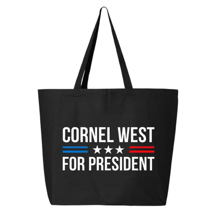 Cornel West For President 2024 25L Jumbo Tote