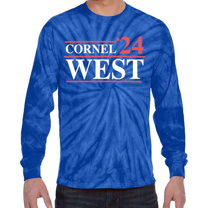 Cornel West For President Cornel West 2024 Tie-Dye Long Sleeve Shirt