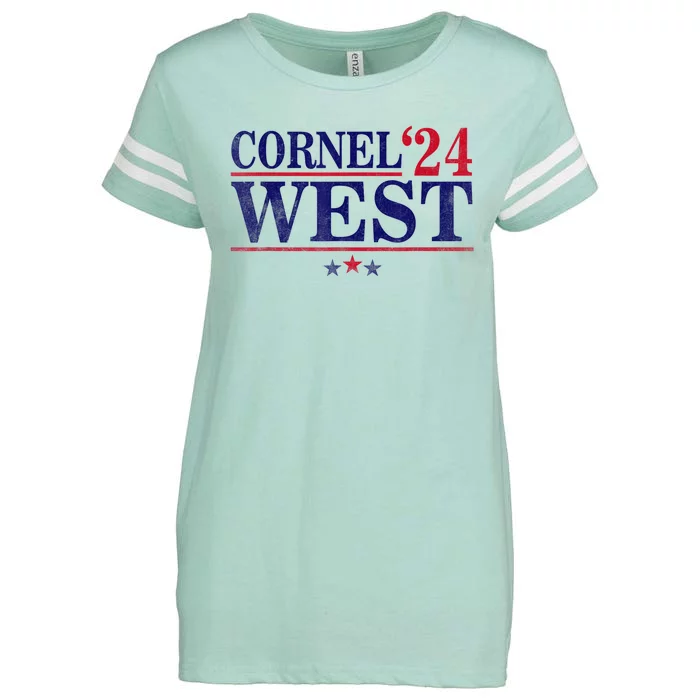 Cornel West For President Potus 2024 Enza Ladies Jersey Football T-Shirt