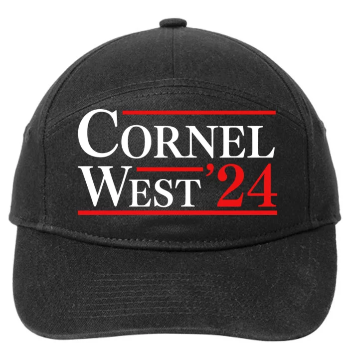 Cornel West For President 2024 Cornel West 2024 7-Panel Snapback Hat