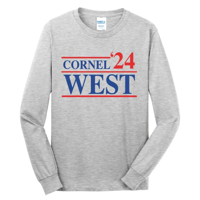 Cornel West For President Cornel West 2024 Tall Long Sleeve T-Shirt