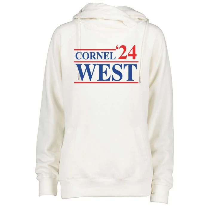 Cornel West For President Cornel West 2024 Womens Funnel Neck Pullover Hood