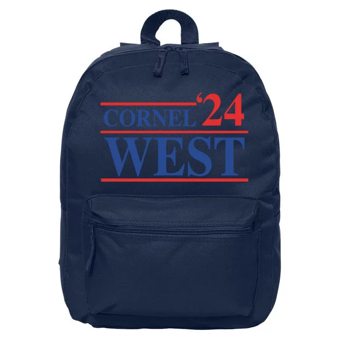 Cornel West For President Cornel West 2024 16 in Basic Backpack