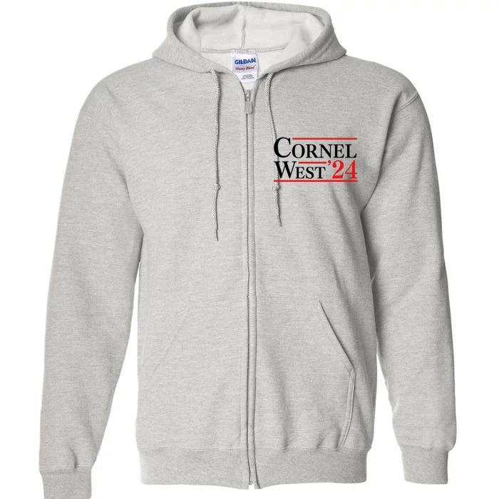 Cornel West For President 2024 Cornel West 2024 Full Zip Hoodie