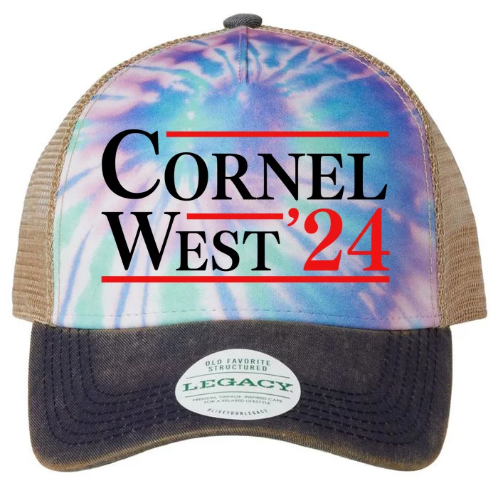 Cornel West For President 2024 Cornel West 2024 Legacy Tie Dye Trucker Hat