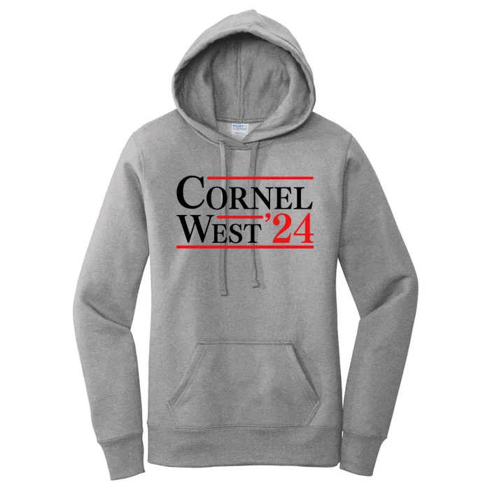 Cornel West For President 2024 Cornel West 2024 Women's Pullover Hoodie