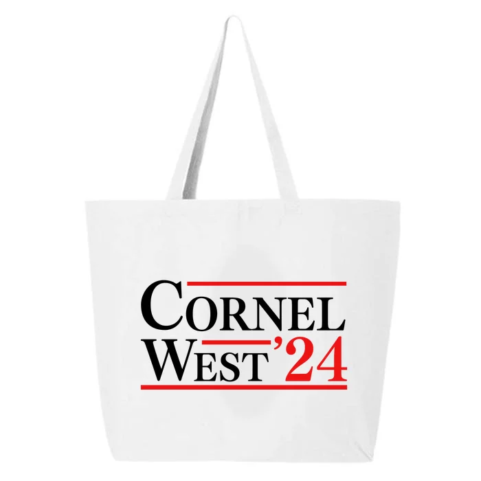 Cornel West For President 2024 Cornel West 2024 25L Jumbo Tote