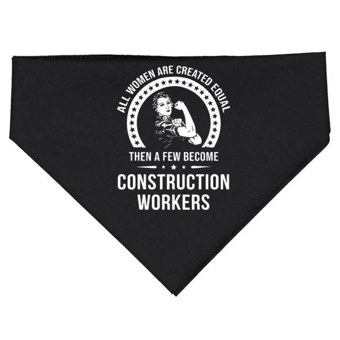 Construction Worker For Women Construction Worker USA-Made Doggie Bandana