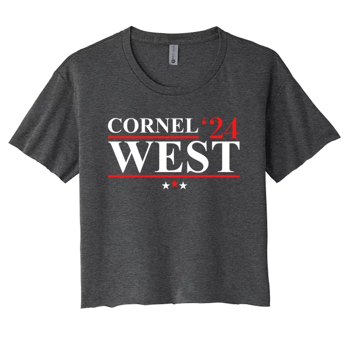 Cornel West For President 2024 Cornel West 2024 Women's Crop Top Tee