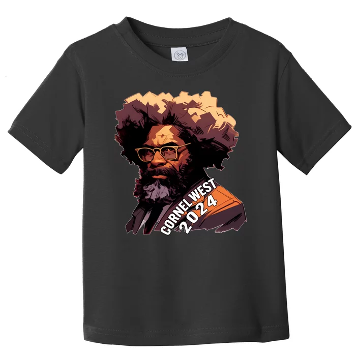 Cornel West For President Cornel West 2024 Toddler T-Shirt