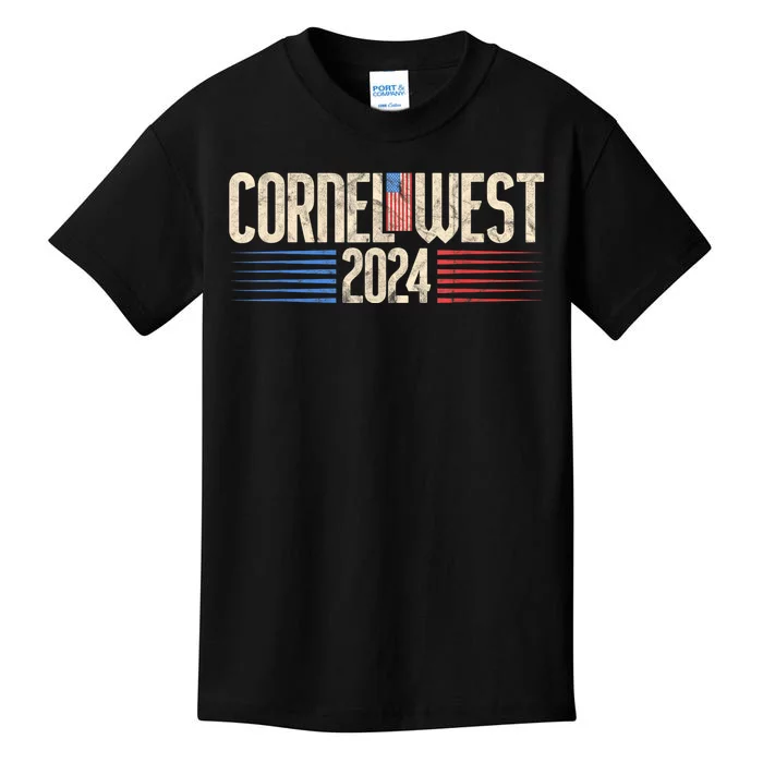 Cornel West For President Cornel West 2024 Kids T-Shirt