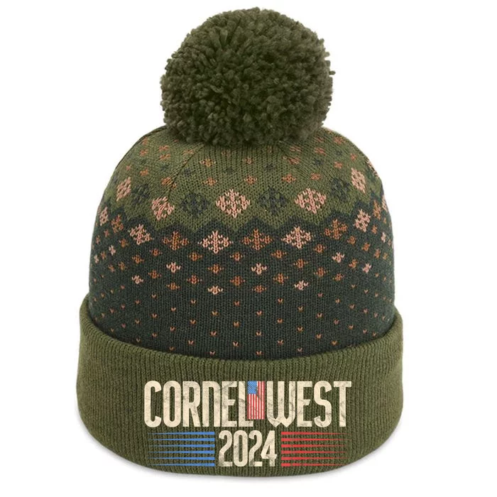 Cornel West For President Cornel West 2024 The Baniff Cuffed Pom Beanie