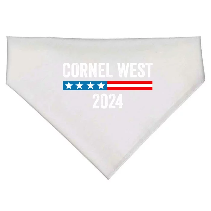 Cornel West For President 2024 Cornel West 2024 USA-Made Doggie Bandana