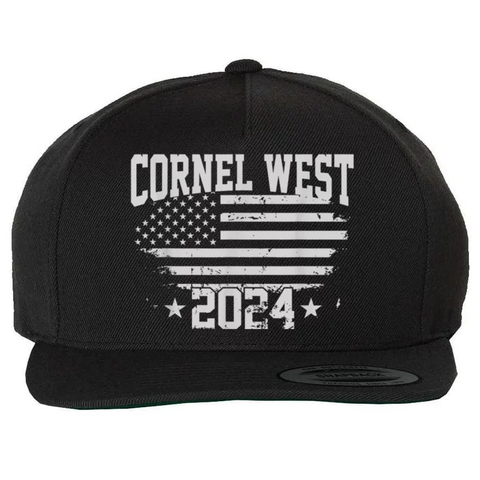 Cornel West For President Cornel West 2024 Wool Snapback Cap