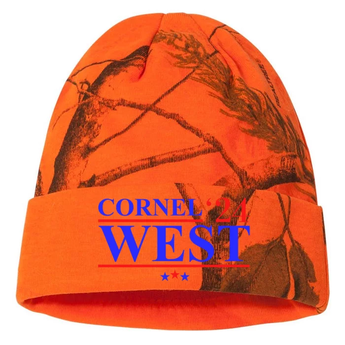 Cornel West For President 2024 Cornel West 2024 Kati - 12in Camo Beanie