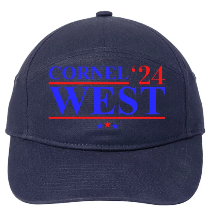 Cornel West For President 2024 Cornel West 2024 7-Panel Snapback Hat